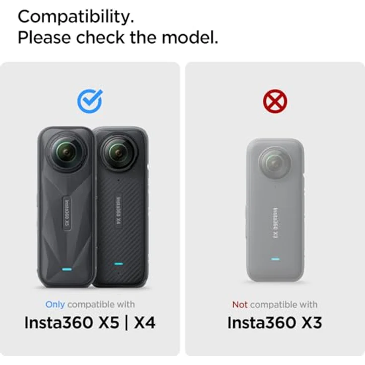 Spigen Glas.tR Slim Schutzfolie für Insta360 X5 & X4, 2 Stück, 9H Kratzfest, Volle Abdeckung, Ölfrei – Bild 2