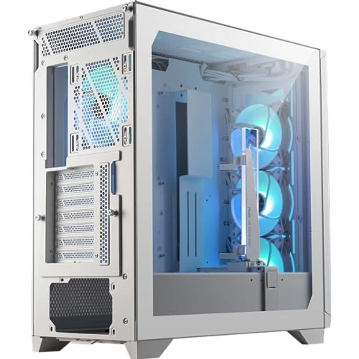 MSI MPG Gungnir 300R Weiss, PC Gehäuse für ITX, ATX und mATX – Bild 6
