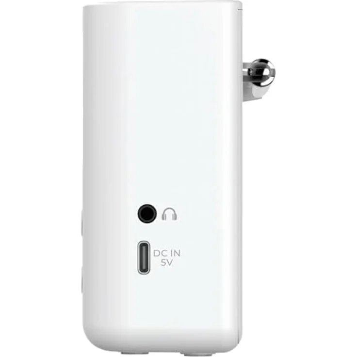 Kenwood CR-M33DAB-W - Tragbares DAB+ Radio mit Bluetooth, integriertem Li-Ion Akku & 6,1cm Farbdisplay, USB-C Ladeanschluss, Kopfhörer-Ausgang (Stereo), Weiß – Bild 3