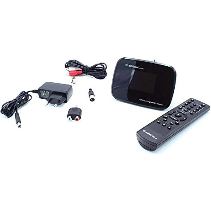 Albrecht DR52CA, 27254, Adapter zum Aufrüsten von HiFi-Anlagen und UKW-Radios zum digitalen DAB+ Empfang, mit Farbdisplay und Antenne, Farbe: Schwarz – Bild 4