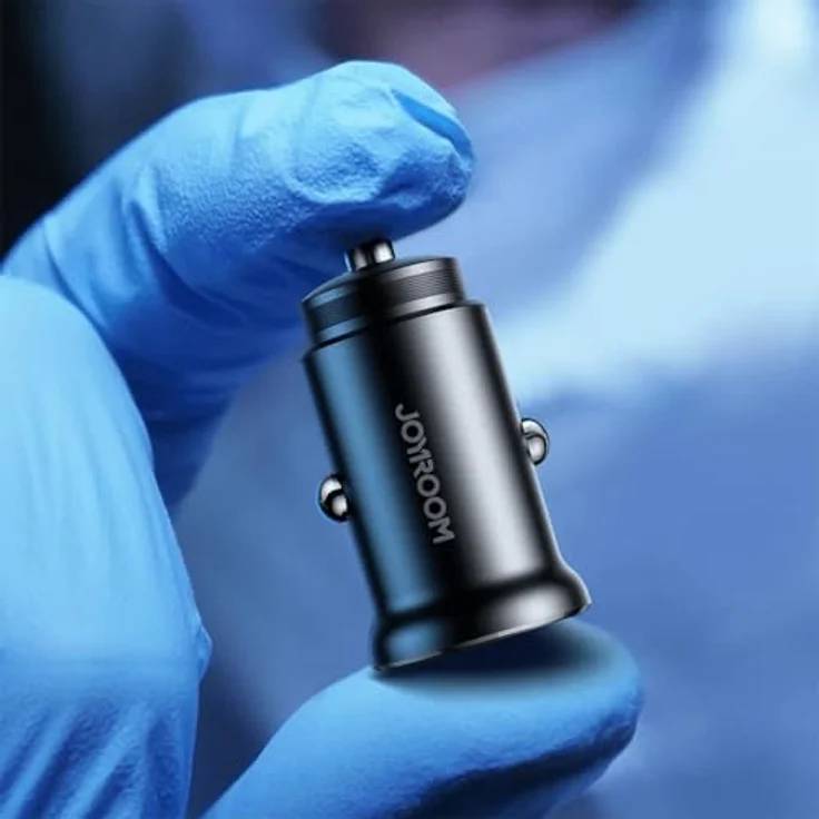 Joyroom JR-CCN05, 30W Mini USB-A und USB-C Auto-Ladegerät mit Power Delivery und Quick Charge, schwarz – Bild 7