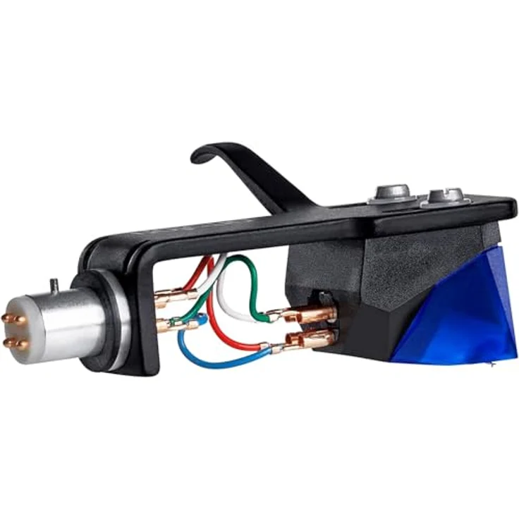 Ortofon 2M Blue, Moving Magnet Tonabnehmer System mit SH-4 Headshell, blau, 5,5 mV Ausgangsspannung, elliptischer Nadelschliff – Bild 2