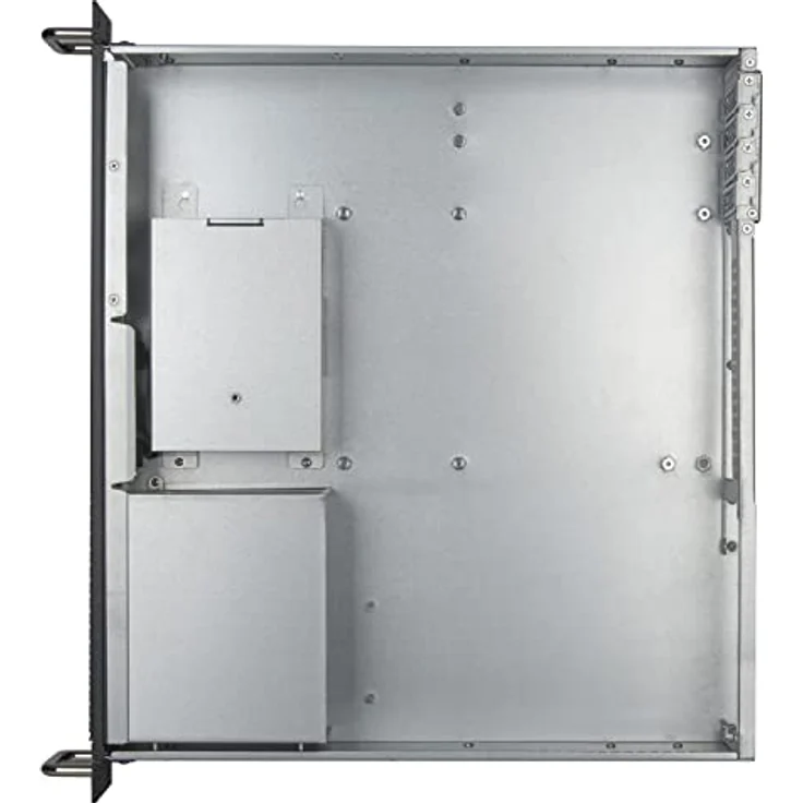 SilverStone SST-RM23-502-MINI, Rackmount Server Gehäuse 2U für Micro-ATX mit 2x 5,25-Zoll-Laufwerken, schwarz – Bild 6