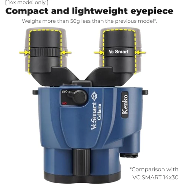 Kenko VC Smart 14x30, Fernglas mit Bildstabilisierungstechnologie und kompaktem Design – Bild 4