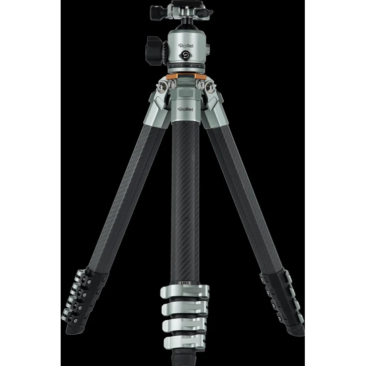 Rollei Lion Rock Traveler Pro, Stativ mit hoher Tragkraft bis 20 kg und flexibler Handhabung