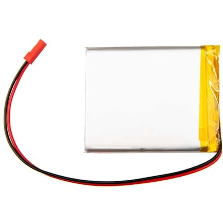 Akyga Li-Po Akku LP405063 AKY0535, 3.7V / 1400mAh mit PCM und 2-Pin JST Stecker, 150mm, Silber – Bild 2