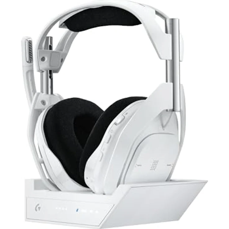 Logitech G Astro A50 X LIGHTSPEED kabelloses Gaming-Headset + Basisstation, PRO-G GRAPHENE, PLAYSYNC für Xbox Series X|S + PS5 + PC/Mac, Bluetooth, HDMI 2.1 Passthru,Weiß – Bild 1