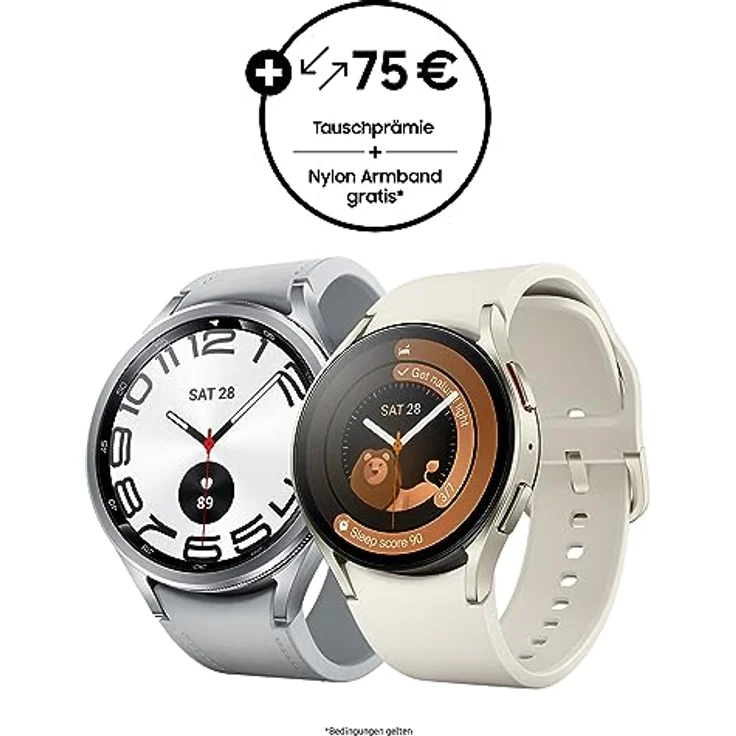 Samsung Galaxy Watch6, Bluetooth, 44 mm, Graphit – Bild 2
