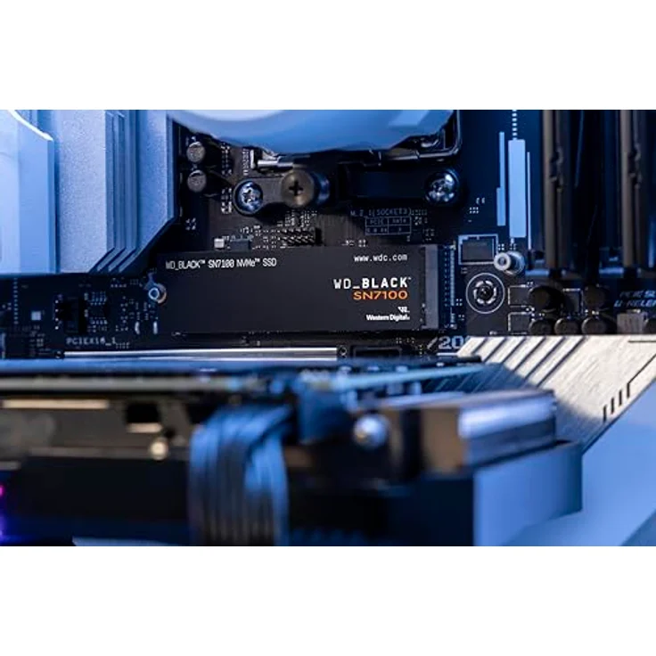WD_BLACK SN7100 NVMe SSD 1 TB (High-Performance Gaming-Speicher, bis zu 7.250 MB/s Lesegeschwindigkeit, PCIe Gen4, Energieeffizienz) Schwarz – Bild 2