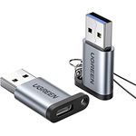 UGREEN USB A Stecker auf USB-C Stecker Adapter 3.0 (grau)