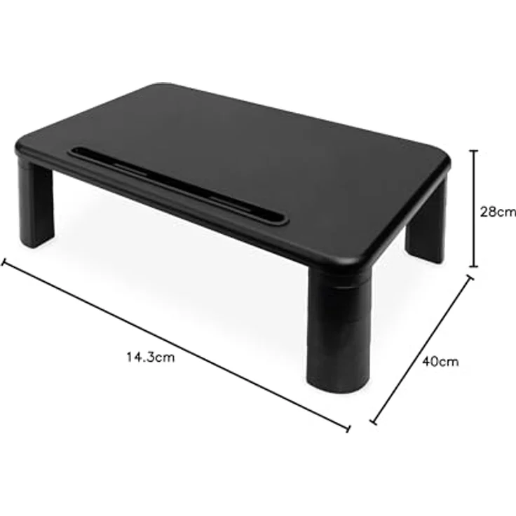 DIGITUS Ergonomische Monitor-Erhöhung - 3 Höhen Bildschirm-Ständer - Traglast 10 kg - Tablet- & Smartphone-Ständer – Bild 11