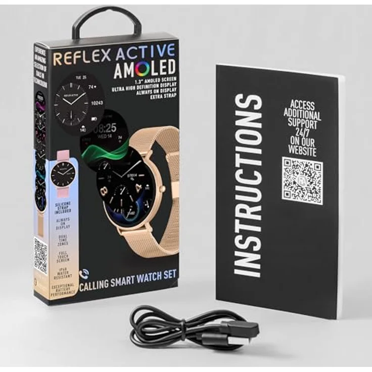 Reflex Active Smart Watch Series 42, Amoled Display, Anruffunktion, Health & Lifestyle Features – Bild 9