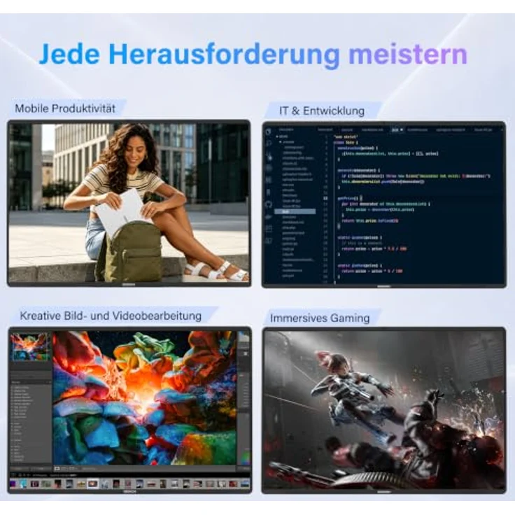 GEEKOM GeekBook M16 Business-Laptop mit Intel Core Ultra 9, 55W Leistung, 99,9 Wh Akku, USB4, Fingerabdrucksensor und IceBlade 3.0 Kühlung – Bild 9