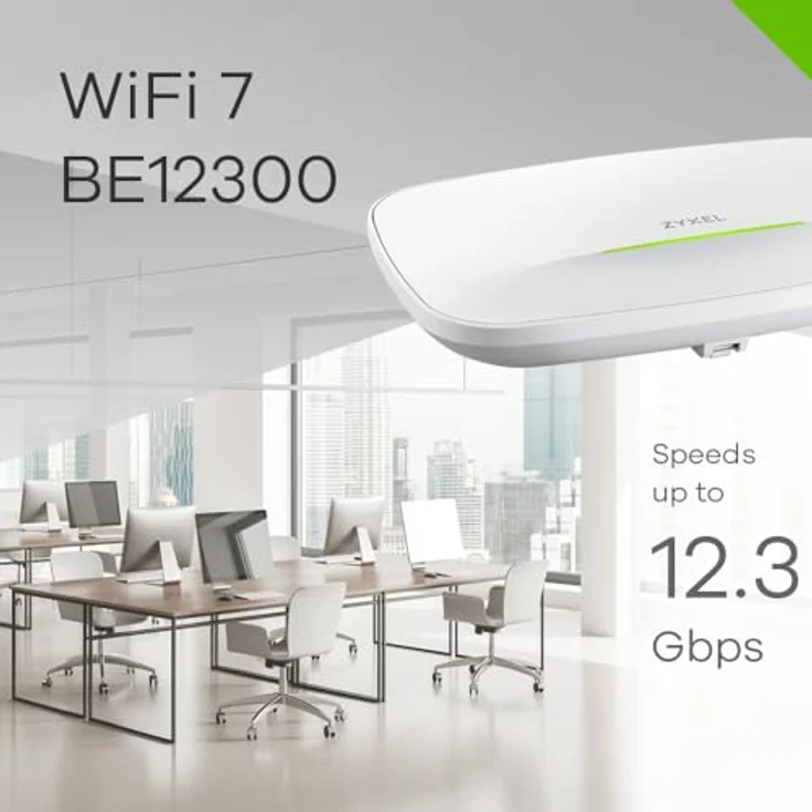 ZYXEL BE12300 WiFi 7 Access Point | Dual-Radio | 2 x 2.5GbE Ports | Smart Antenna | Verwaltbar über Nebula Web/App, On-Premises Controller oder lokale Schnittstelle des Gerätes [WBE630S] – Bild 3