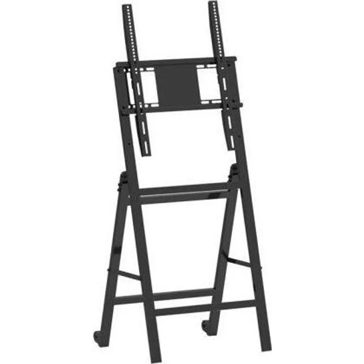 Hagor BrackIT®-C-Stopper, Mobiles Standsystem für Bildschirme 32-55 Zoll mit neigbarem Display und Rollen