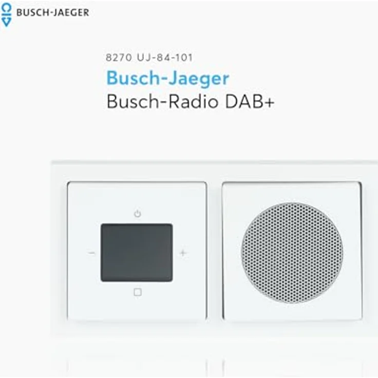 Busch-Jaeger 8270 UJ-84-101, DAB+ Radio mit Bluetooth-Funktion und FM-Empfang, Weiss – Bild 2