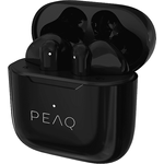 PEAQ PTW-3000-BK, True Wireless In-ear Kopfhörer mit Bluetooth, Schwarz