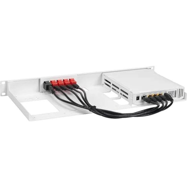 R RACKMOUNT·IT Rackmount.IT Kit für AVM Fritz!Box 4060, 19-Zoll-Rackmontage, metallene Halterungen, optimale Luftzirkulation – Bild 2