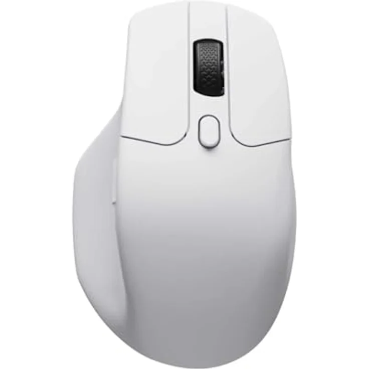 Keychron M6 4000 Hz Kabellose optische Maus Bluetooth 5.1/2.4 GHz/USB, Leichtgewicht 78g, programmierbar, PixArt 3395 Sensor mit bis zu 26K DPI/ 650 IPS für Windows Mac Linux - Weiß - Preisvergleich – Bild 2