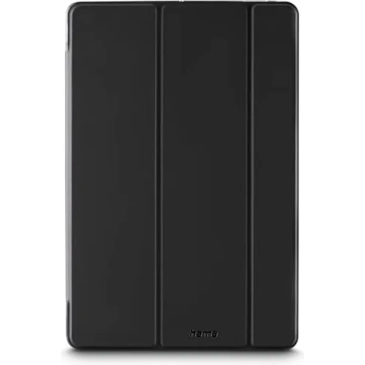 Hama Tablet-Hülle Fold Clear für Galaxy Tab S10 FE/S9 FE 10.9", leichter Schutz, Schwarz mit transparentem Rückenteil und integriertem Magnet