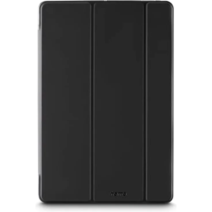 Hama Tablet-Hülle Fold Clear für Galaxy Tab S10 FE/S9 FE 10.9", leichter Schutz, Schwarz mit transparentem Rückenteil und integriertem Magnet