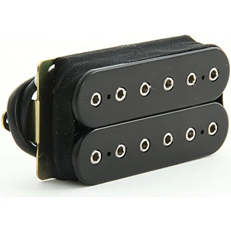 DiMarzio DP100F BK Super Distortion-F, Tonabnehmer für Hardrock mit runden Mitten, schwarz, inkl. Schrauben und Federn – Bild 3