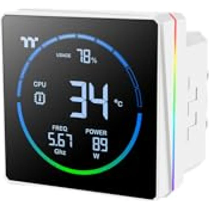 Thermaltake TH360-S V3 ARGB Sync Snow, AiO-Wasserkühlung mit 3x 120mm Lüftern, 2500 rpm, 37.8 dB – Bild 9