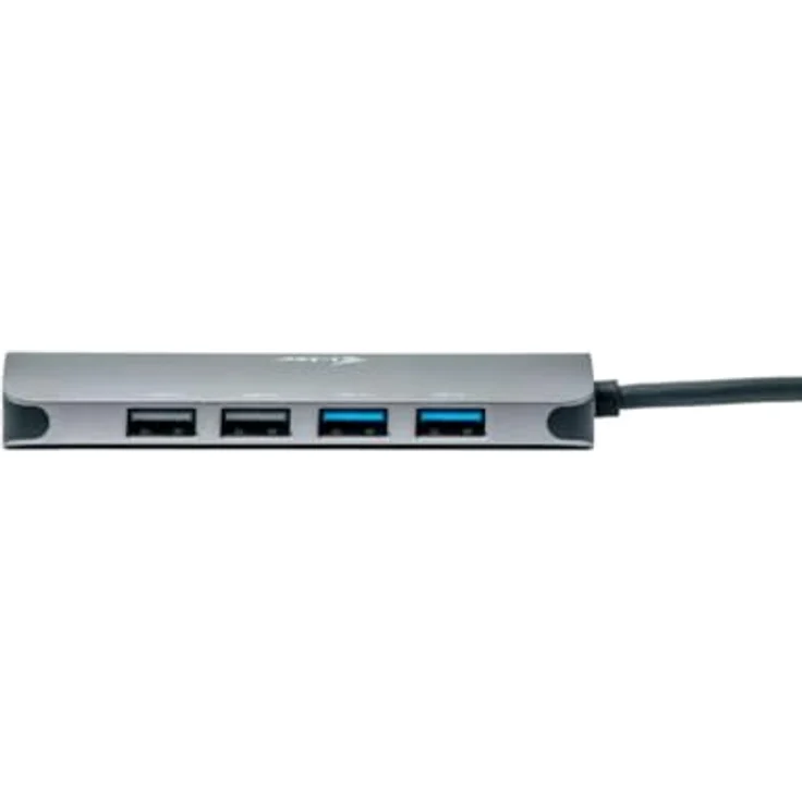 iTEC USB-C Metal Nano 2x Display Docking Station + Power Delivery 100 W, Aluminiumgehäuse, schwarz – Bild 9