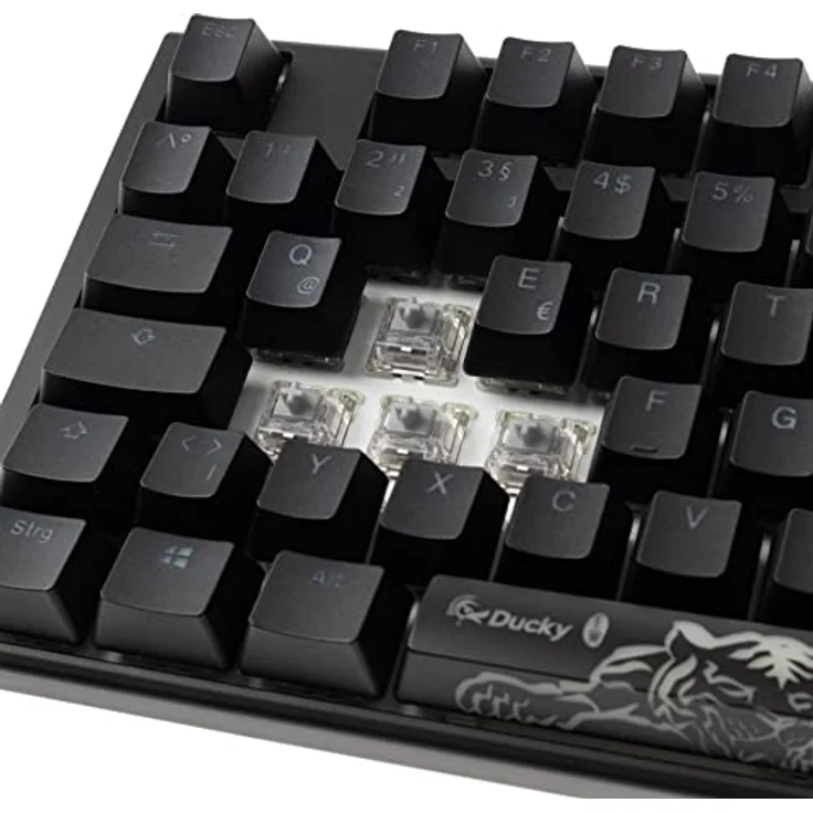 Ducky One 3 Classic Mechanische Tastatur - Mechanical Keyboard - Tastatur Gaming Mechanisch - Gaming Keyboard Mechanical - Mechanische Gaming Tastatur - TKL-Format 80% - MX-Speed-Silver – Bild 4