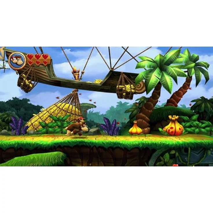 Nintendo Donkey Kong Country Returns HD, Nintendo Switch Game - HD Grafik, 80 Level, lokaler Koop-Modus, zusätzliche 3DS-Level – Bild 3