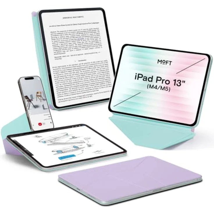 MOFT Dynamic Folio Hülle für iPad Pro 11" (M5 2025 / M4 2024), leichter Schutz mit über 20 einstellbaren Winkeln und ergonomischem Design – Bild 1