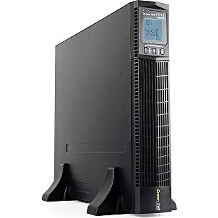Green Cell® UPS USV Rack Mount Unterbrechungsfreie Stromversorgung 2000VA (1800W) mit Überspannungsschutz 230V Online 6X IEC320 C13-10A USB RS232