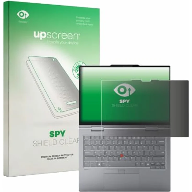 upscreen Blickschutzfolie für Lenovo ThinkPad X1 2-in-1 Gen 9 14" – Antivisual-Schutz, Blaulichtfilter, blasenfreie Montage, Made in Germany – Bild 1