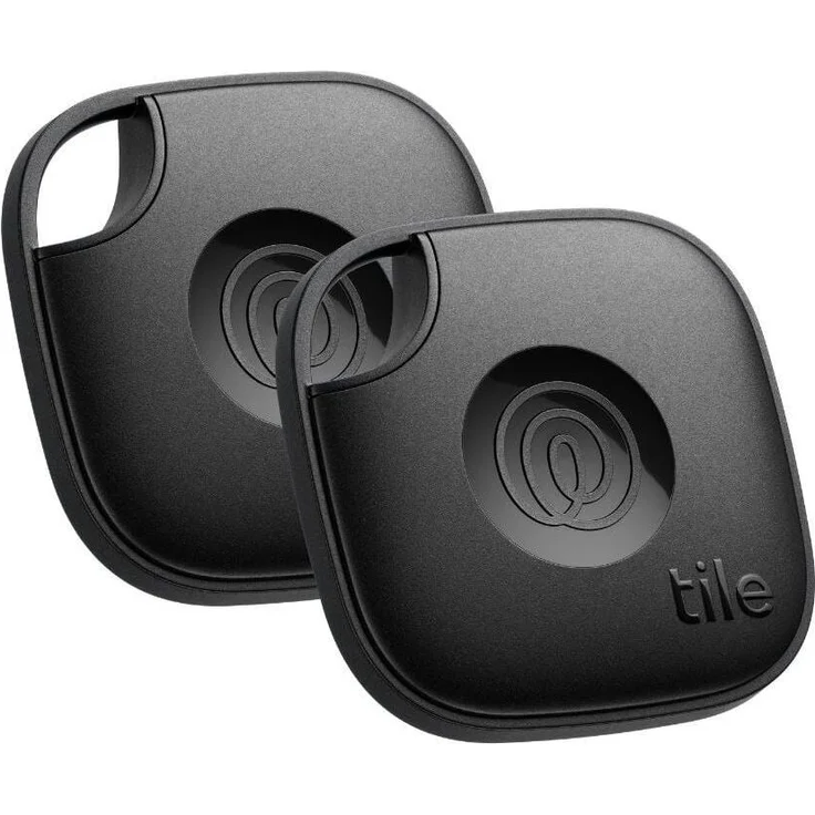 Tile Mate 2024, Bluetooth-Tracker mit SOS-Button und Diebstahlschutzmodus, Schwarz