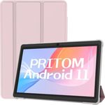 PRITOM 7 Zoll Tablet, Android 11, 32GB Speicher, Quad Core Prozessor, Dual Kamera, WiFi, Schwarz - Preisvergleich