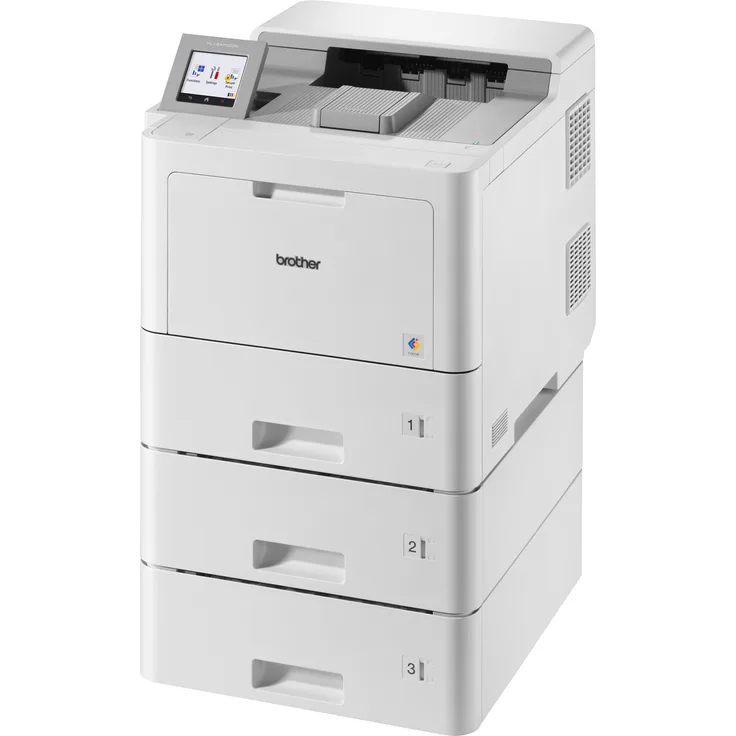 Brother HL-L9470CDNTT Farb-Laserdrucker grau, Duplex-Druck, Drahtlose Schnittstellen, Mobile Print-Funktion