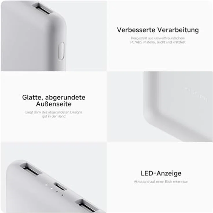 Xiaomi 22.5W Power Bank – 10000mAh, 22.5W Schnellladefunktion, lädt 3 Geräte gleichzeitig, flugtauglich, in 4,5 Stunden komplett aufgeladen – kompakt und praktisch, schwarz – Bild 11