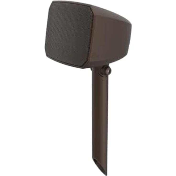 Klipsch Courtyard 2.0, Outdoor-Lautsprechersystem Erweiterung mit 2 Hornlautsprechern, Braun matt – Bild 6