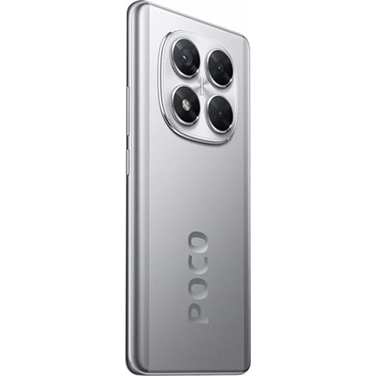 Xiaomi Poco X7 5G 12 GB/512 GB Silber Dual-SIM, Curved CrystalRes 1,5K AMOLED-Display, 120 Hz, 50 MP Kamera – Bild 2