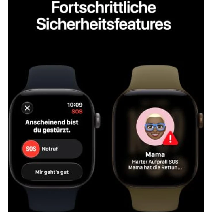 Apple Watch Series 12, 42mm Smartwatch mit lichtgold Aluminiumgehäuse, Sand Sport Band und Gesundheits-Tracker – Bild 6