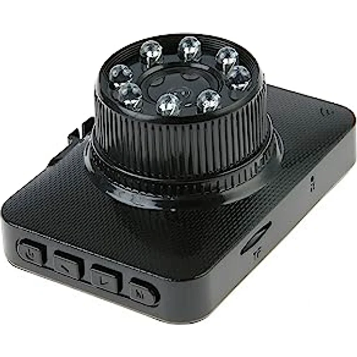 MANTA Dashcam Auto Vorne Autokamera 720P HD Loop-Aufnahm LCD 2,4" Display Automatische Aufnahme miniUSB - Dashcam für Autos mit G-Sensor DVR302H – Bild 4
