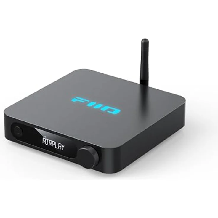 FiiO SR11 - Streaming Musik Reveiver WiFi/LAN, unterstützt bis zu 768kHz/32bit, DSD256, LCD Display, Fernbedienung – Bild 1