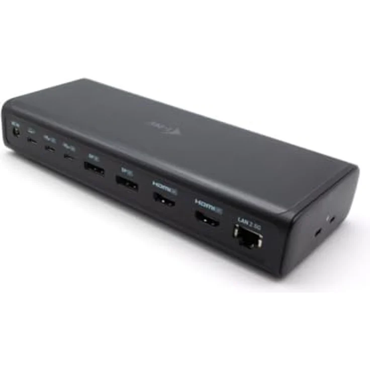 i-tec Universal 6X 4K Dockingstation mit Stromversorgung 140W - 2X HDMI, 2X DP, 2X USB-C MFDP - Laptop-Dockingstation in Schwarz – Bild 2