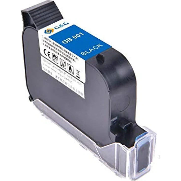 G&G Druckerpatrone Original Schwarz GB-001BK, für Glas, Plastik, Metall und Stein geeignet – Bild 2