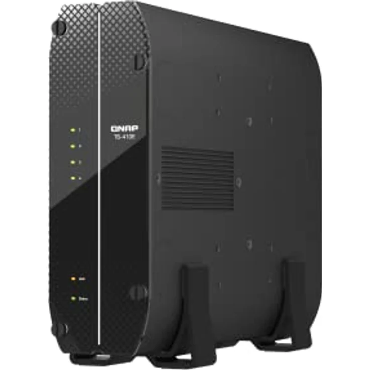 Qnap TS-410E NAS Tower Eingebauter Ethernet-Anschluss Schwarz J6412, TS-410E-8G – Bild 5
