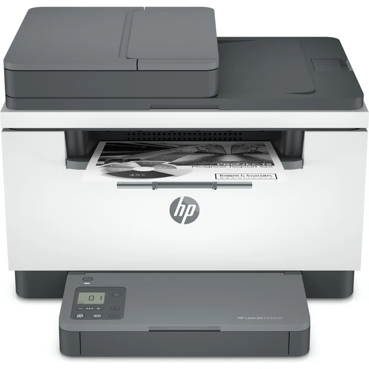 HP LaserJet M234sdn Multifunktionsdrucker, s/w, Laser, bis zu 30 Seiten/Min. (Kopieren), bis zu 29 Seiten/Min. (Drucken), 150 Blatt, Light Basalt