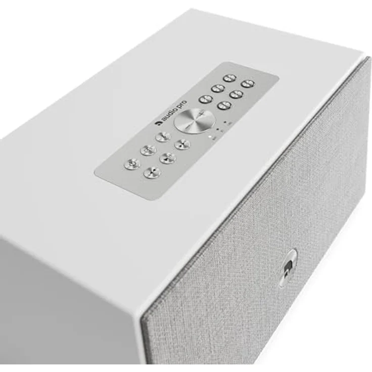 Audio Pro C5 MkII W, Streaming-Lautsprecher mit Airplay 2, Bluetooth und WLAN, Weiß, Multiroom System – Bild 4