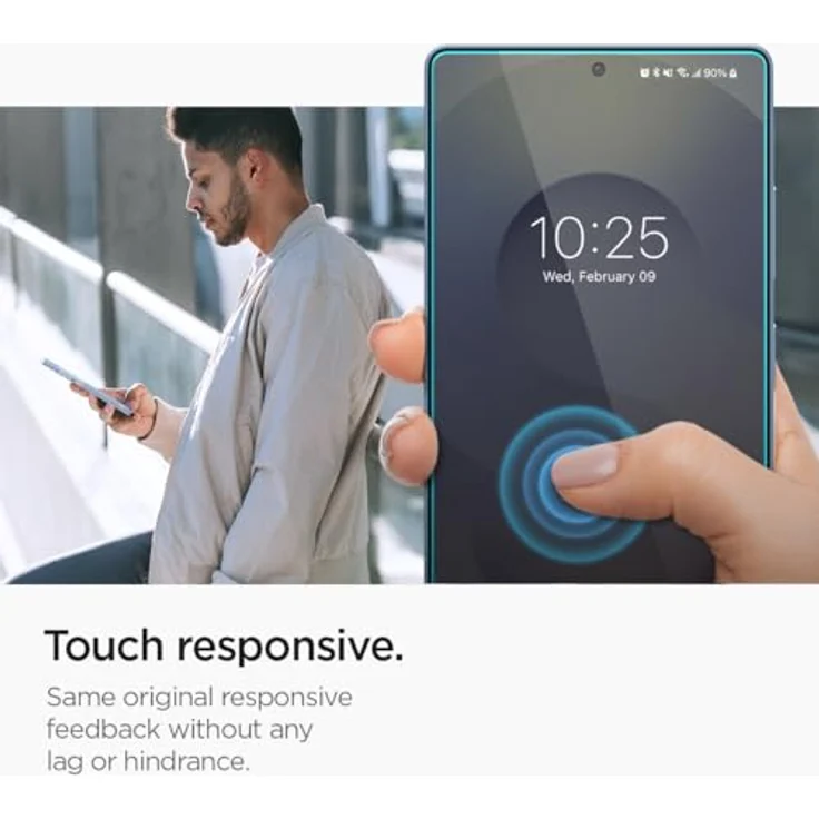 Spigen Galaxy S25 Ultra Glas Displayschutzfolie, 2 Stück, kratz- und bruchsicher mit blasenfreier Installation – Bild 5