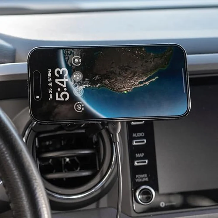 Peak Design Ball Mount Adapter Charging 1" v2, Smartphone Halterung, wetterfest mit Qi2 Ladefunktion, Schwarz – Bild 6