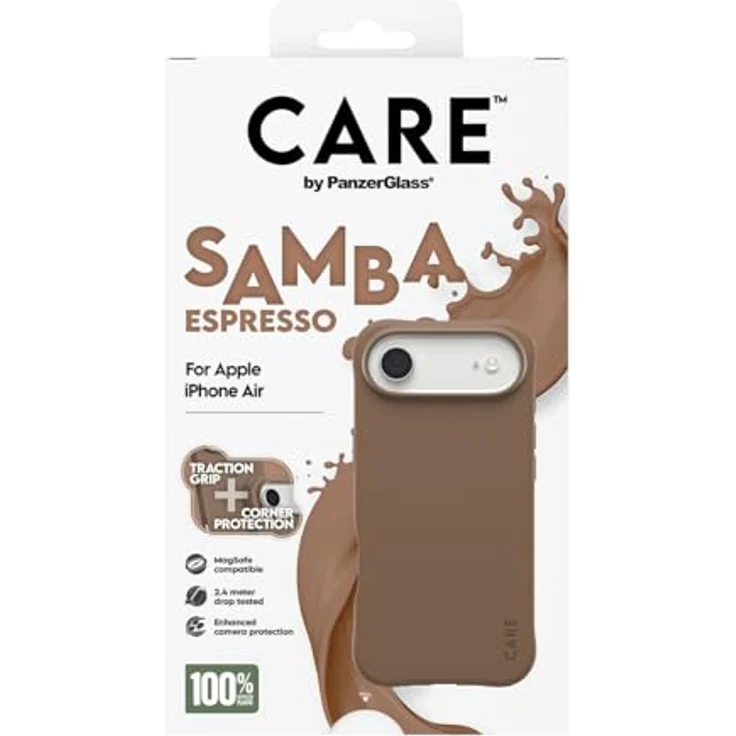 CARE by PanzerGlass Samba MagSafe Case für Apple iPhone Air, stoßfeste Schutzhülle mit verbessertem Kameraschutz und schlankem Design – Bild 3